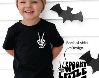 Spooky Little Dude SVG, Spooky Dude Png, peuter Halloween Svg, kinderen Halloween Svg, jongens Halloween shirt Svg, herfst Svg, digitale download