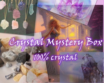 100% Crystal Mystery jewellery Box, Surprise Jewelry Bag