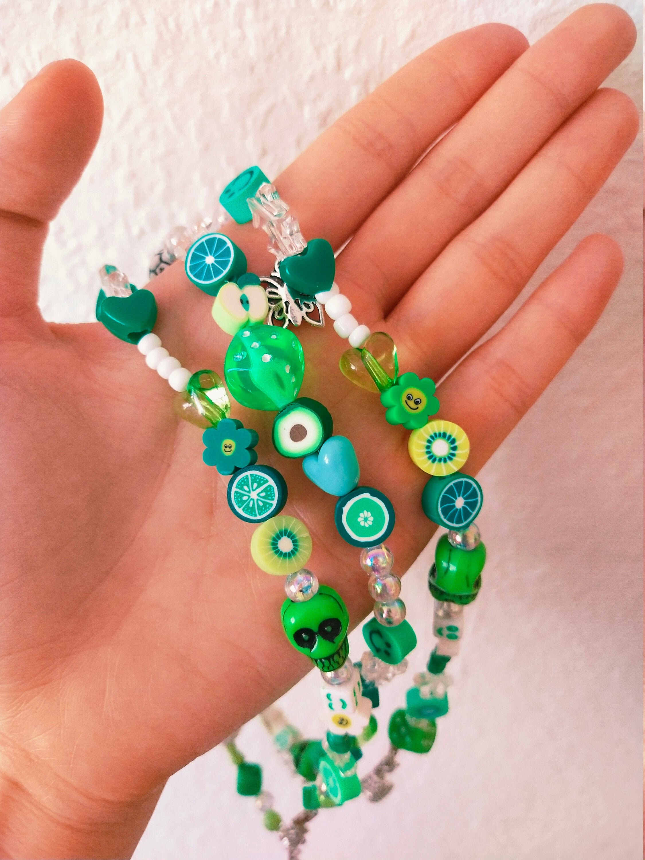 Mixed Beaded Necklace Necklace indie necklace aesthetic Etsy