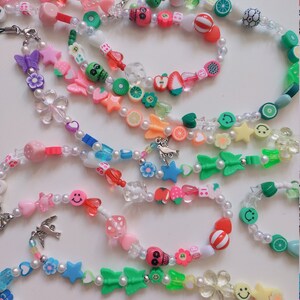 Special Price Now 90s Handy Charm, beaded phone chain, y2k phone chain mix matched Bild 5