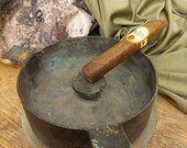 1940s WWII Japanese Navy Artillery Trench Art Ashtry