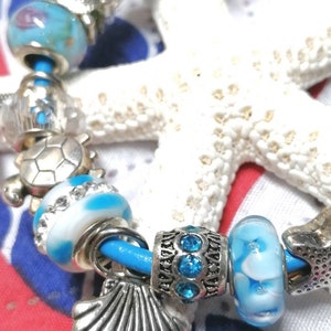 Multi Silver Metal Rhinestone Bracelet, Add and Remove, Pandora Style