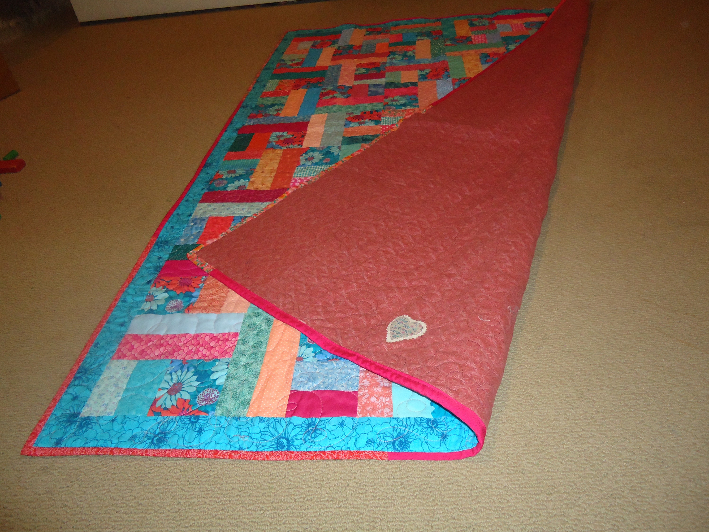 Throw size quilt Etsy