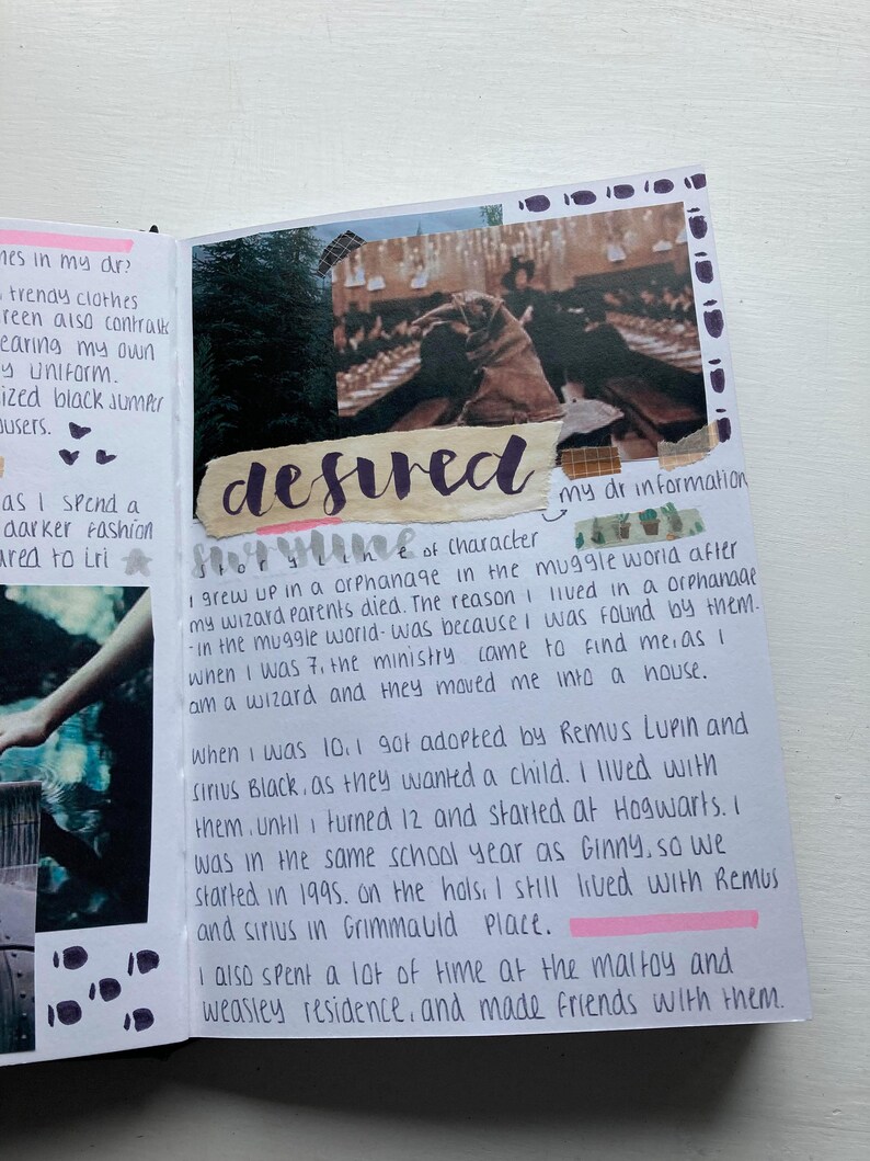 Custom shifting journal script Etsy