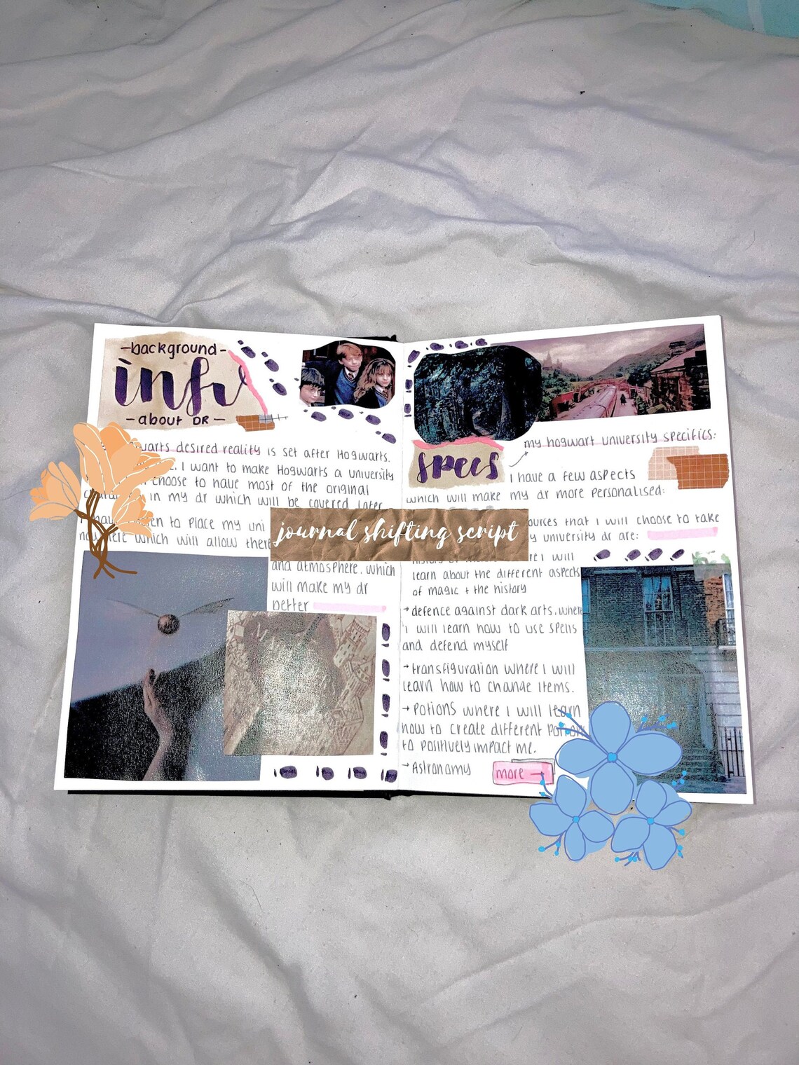 Custom shifting journal script Etsy