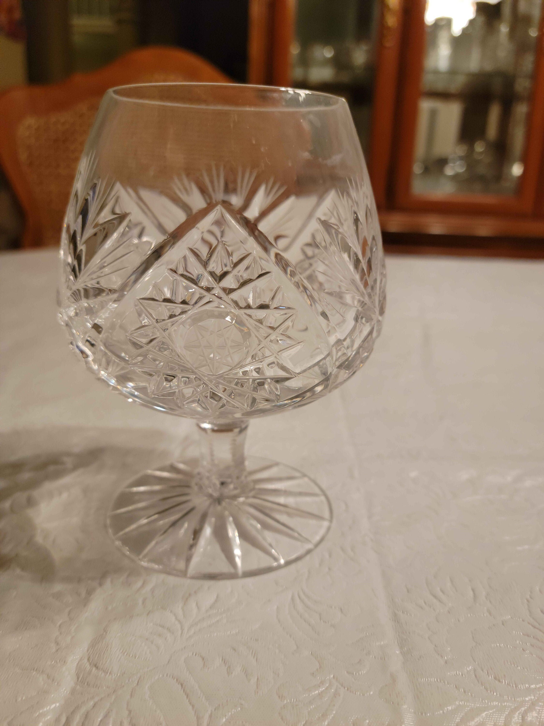 2 Brandy Glasses Wellington 5 by Thomas b of England Etsy