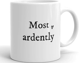 Pride and Prejudice Gifts, Pride and Prejudice Mug, Jane Austen Gifts, Jane Austen Mug, Bookish Mug, Mr. Darcy Mug, Pride and Prejudice Cup