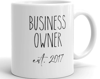 New Business Owner Gift, CEO Coffee Mug, Business Owner Gift, Entrepreneur Gift, Boss Mug Custom, Small Business Owner, Grand Opening Gift