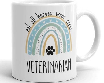 Veterinärmugg, Veterinärexamenspresent, Veterinärpresenter för kvinnor, Veterinärmedicinska presenter, Veterinärskolepresent, Veterinärpresent, Veterinärmuggar