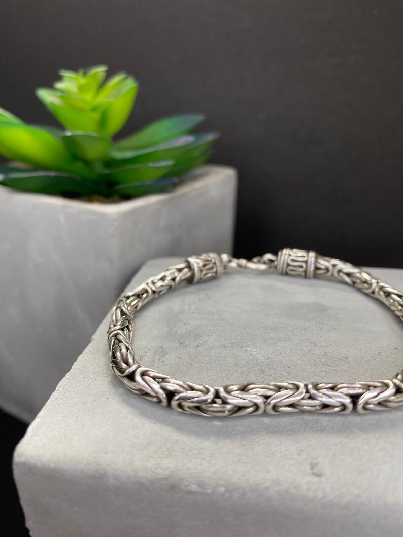 Sterling Silver Bracelet 7.5 Inches Long