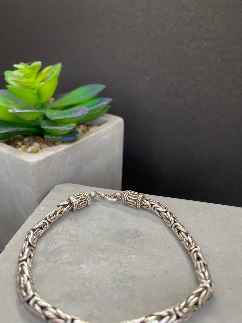 Sterling Silver Bracelet 7.5 Inches Long