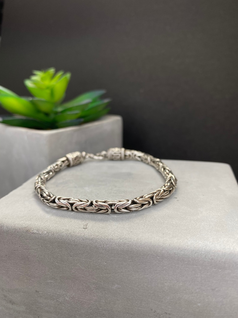 Sterling Silver Bracelet 7.5 Inches Long