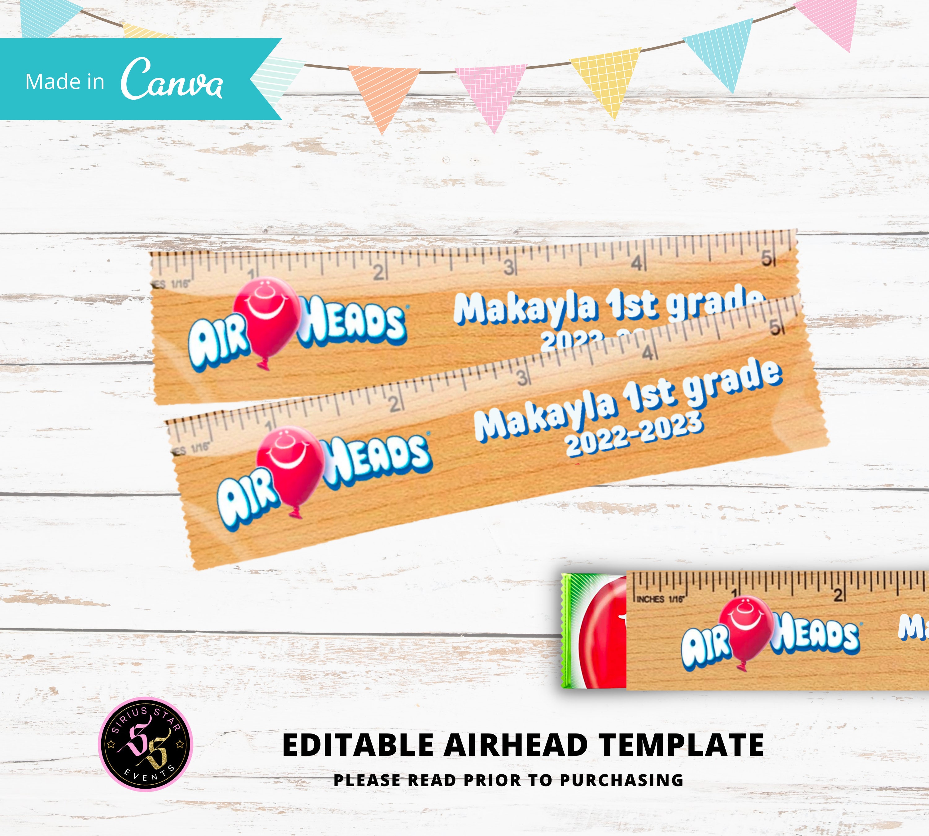 Back to school Snack, Airhead, Back To school Templates, Back to School edit and print out yourself
