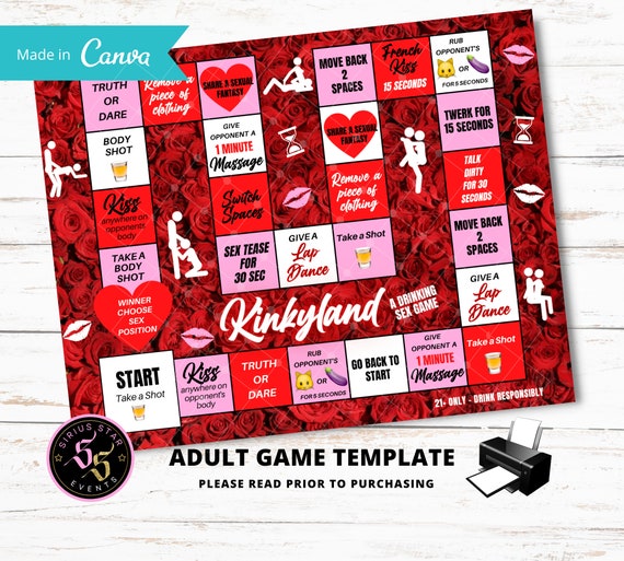 Adult Sex Game Drinking Game Wedding Game Date Night Game Etsy