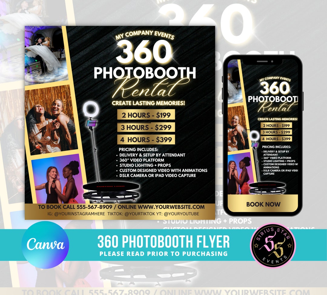 360 Photo Booth - 1000 Words Events
