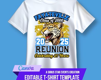 Editable Class reunion T-shirt Template, Homecoming, Football T-Shirt Design, Canva Template, shirt, Football T Shirt Design Back to School