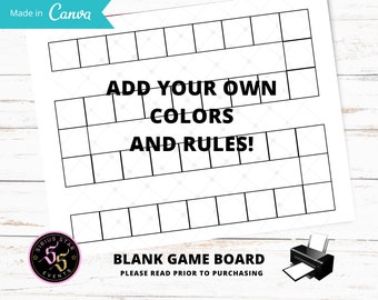 Buy Blank Game Board Kids Game Board Adult Game Board Canva Online in India  