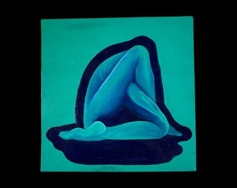Obra original de 'Contort': pintura colorida y audaz de Ash Plante