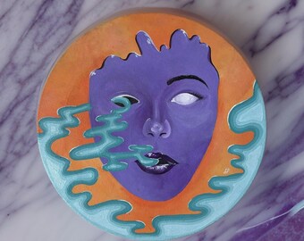 Arte surrealista: pintura onírica colorida
