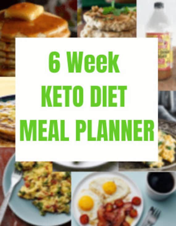 6 Week Keto Diet Meal Planner | Etsy