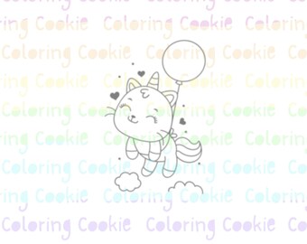 Paint Your Own Unicorn Cat PYO Cookie Stencils Mesh SILKSCREEN