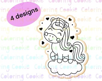 Paint Your Own Unicorn PYO Cookie Stencils Mesh SILKSCREEN