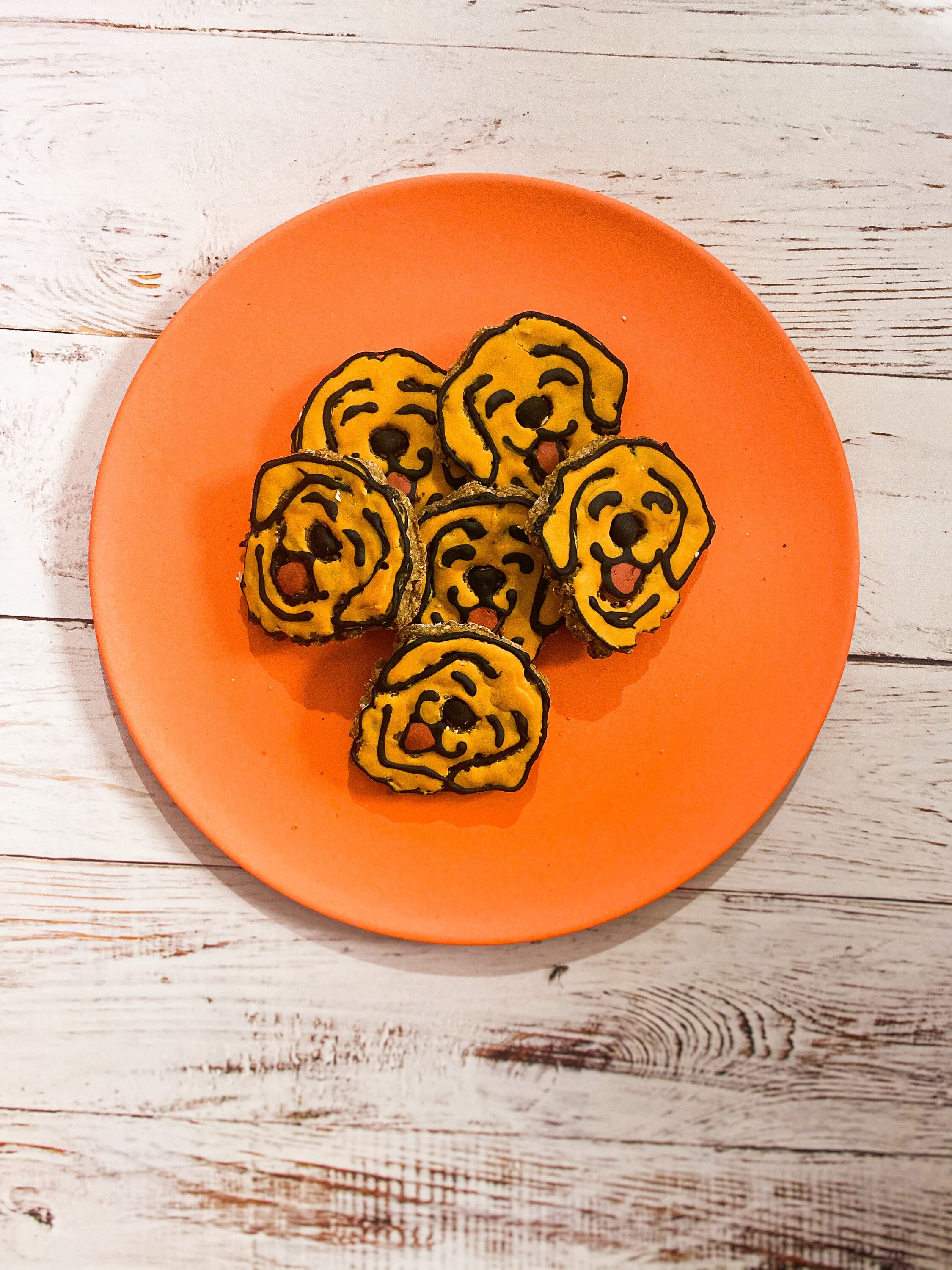 Golden Retriever Face Dog Breed Biscuits Peanut Butter and Etsy