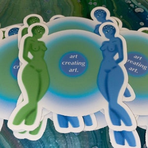 Art Alien Creatures Sticker