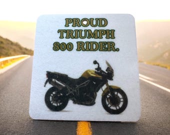 Personalised Lemon Scented Motorcycle theme Car Air freshener. Any Motorcycle Available