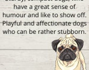 Personalised Dog Breed Greeting card.