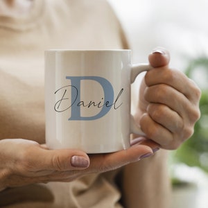personalized mug with name and initial. original personalized mug with name. image 3