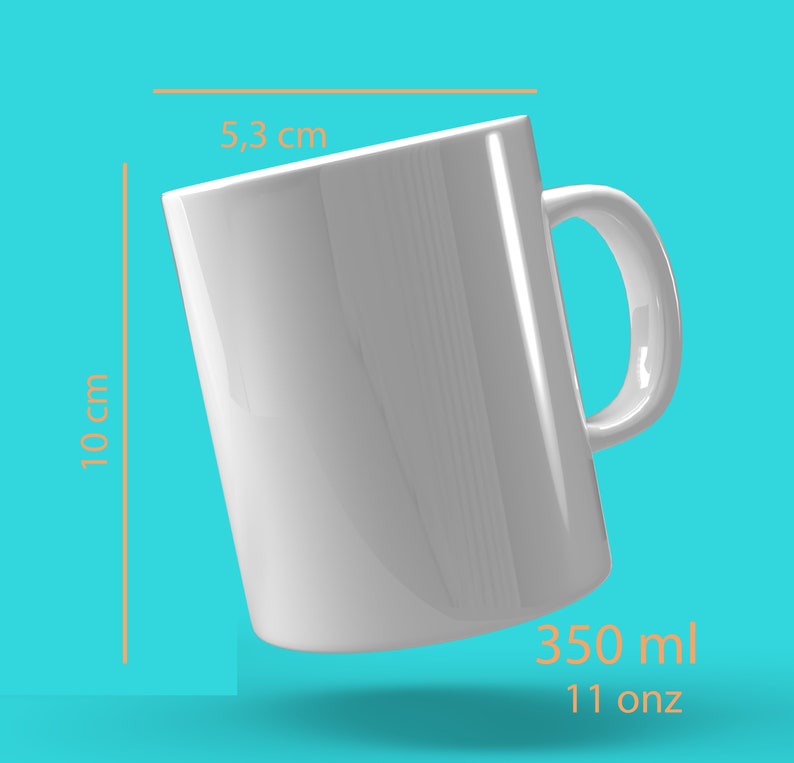 personalized mug with name and initial. original personalized mug with name. image 2