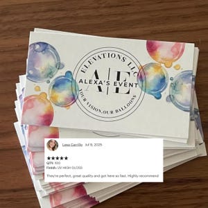 Custom Business Cards – 16pt UV Gloss, Fast Print & Shipping Bild 19