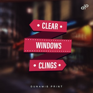 Express Print & Ship: Stunning Static Window Clings – Ready in 24 Hours!
