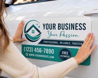 30 Mil Flexible Custom Car Magnets | Gloss Finish | Next Day Shipping Included