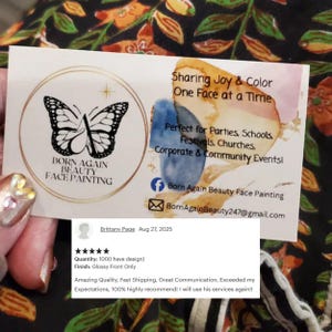 Custom Business Cards – 16pt UV Gloss, Fast Print & Shipping Bild 18