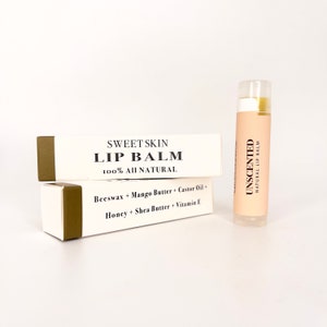 Unscented Lip Balm