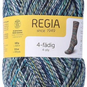 4ply socks yarn Regia 01243 ,Asteroid color"