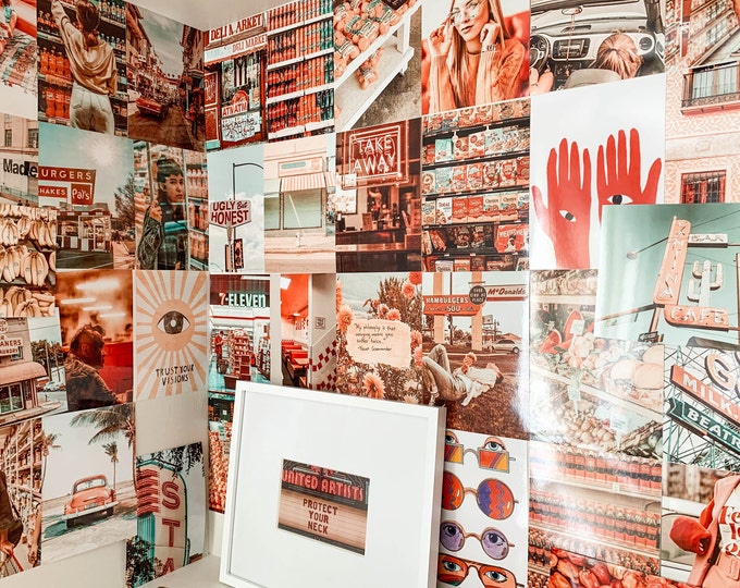 Tezza Collage Kit VSCO Wall Collage Kit Tezza Collages Etsy Canada