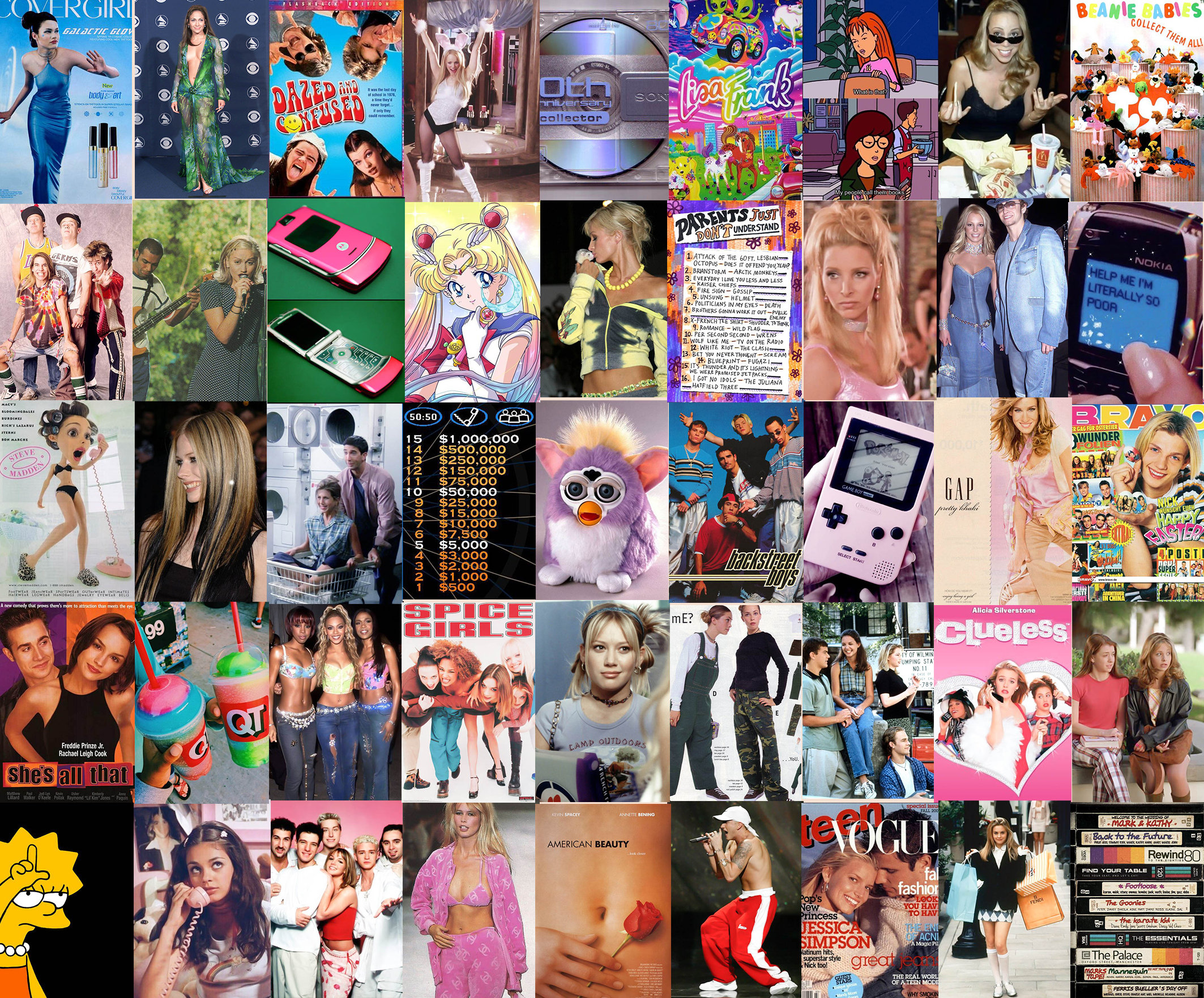 2000s collage