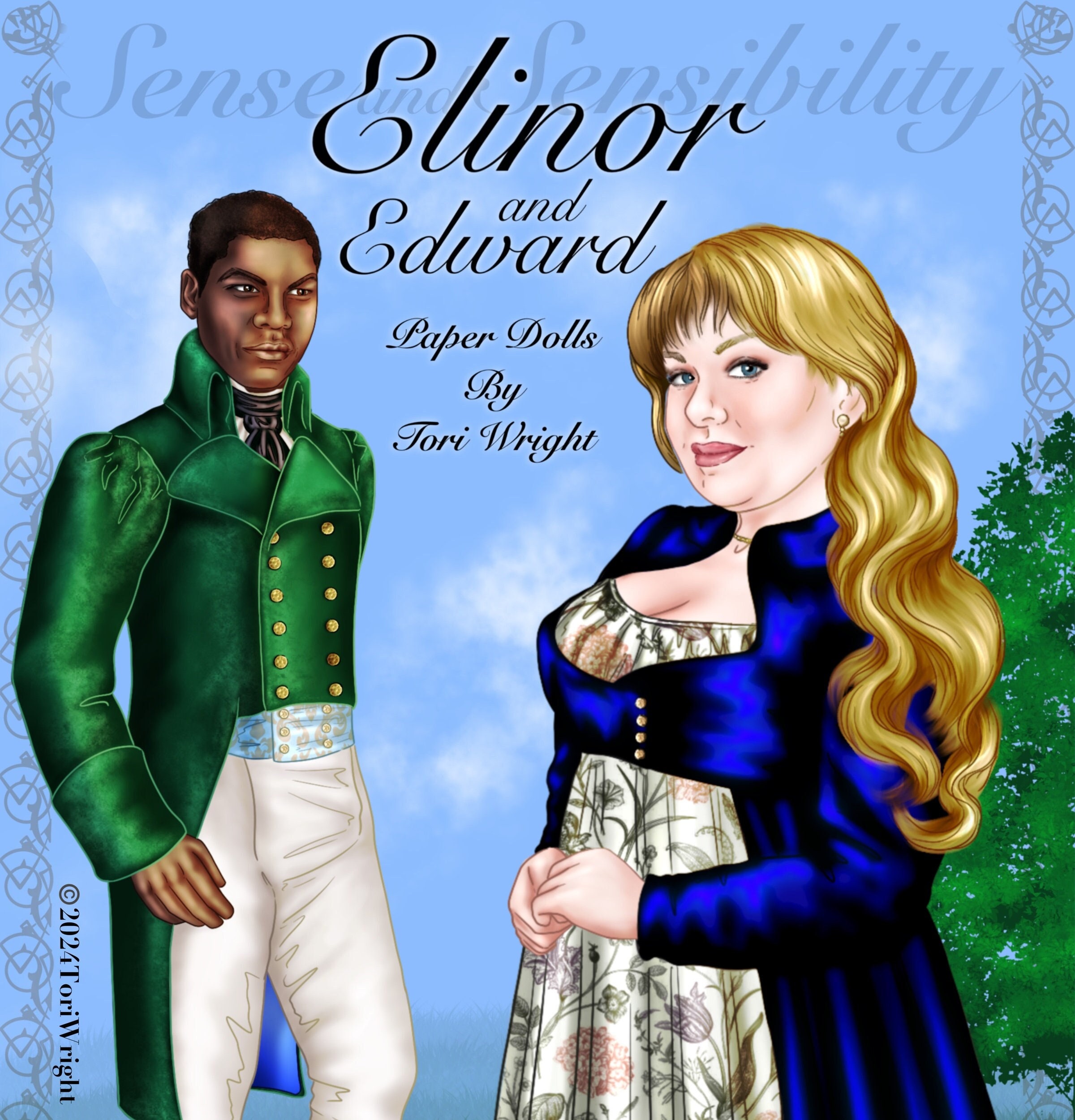 Paper Sense Paper Dolls Elinor Sense Sensibility Jane Austen Regency Digital - Etsy
