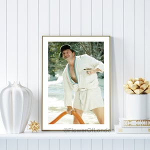 Affiche de film de vacances de Noël, téléchargement immédiat, impression Eddie du cousin de Comedy National Lampoon, cadeau de décoration de salle de bain imprimable téléchargeable