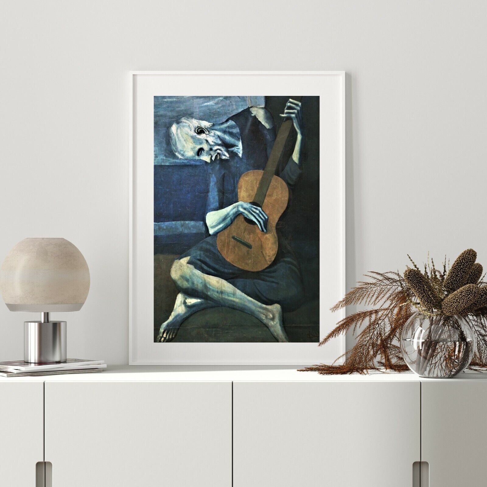 Pablo Picasso the Old Guitarist Print - Etsy