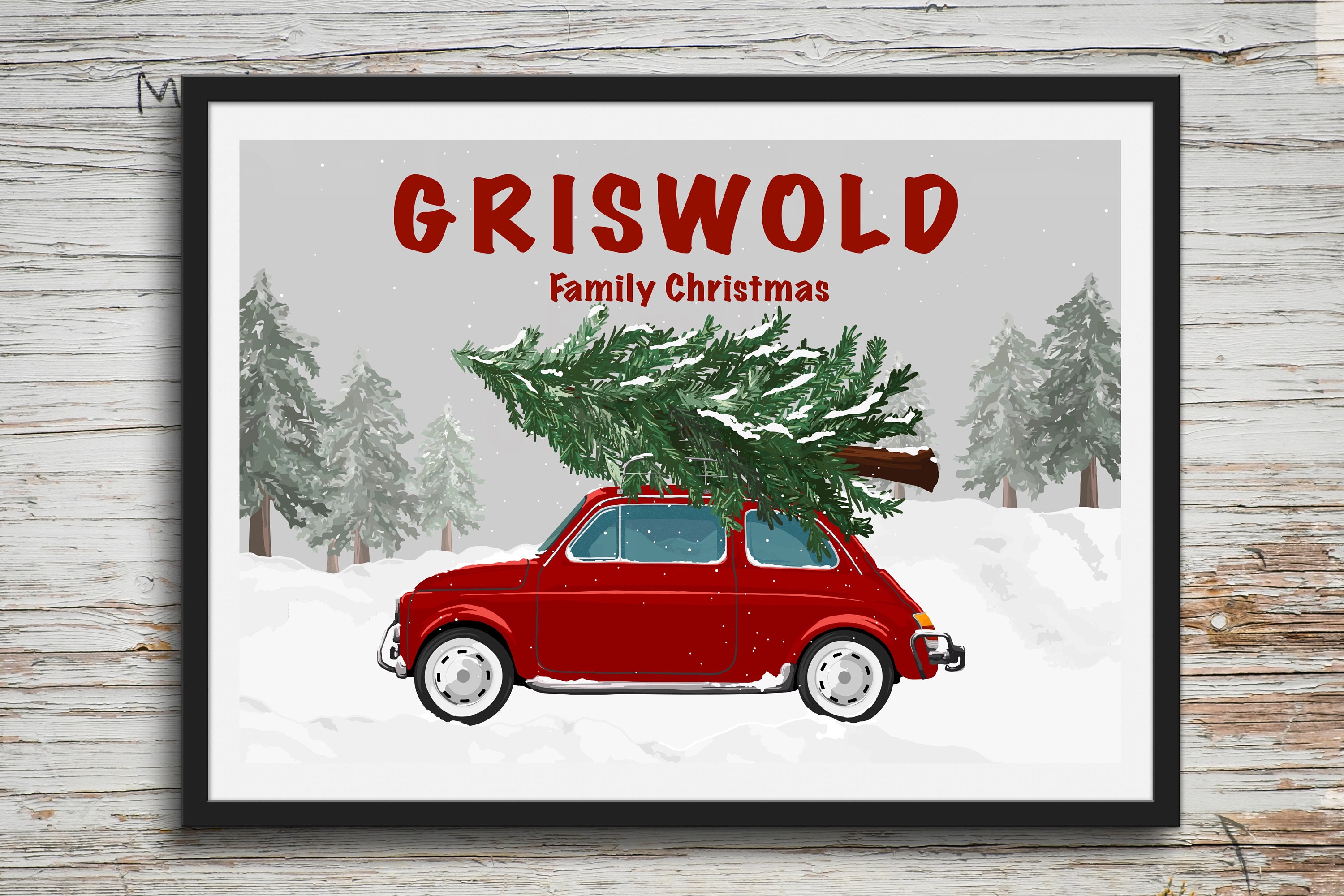 Christmas Vacation Movie Poster, INSTANT DOWNLOAD, Griswold Family ...