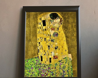 Gustav Klimt The Kiss Print