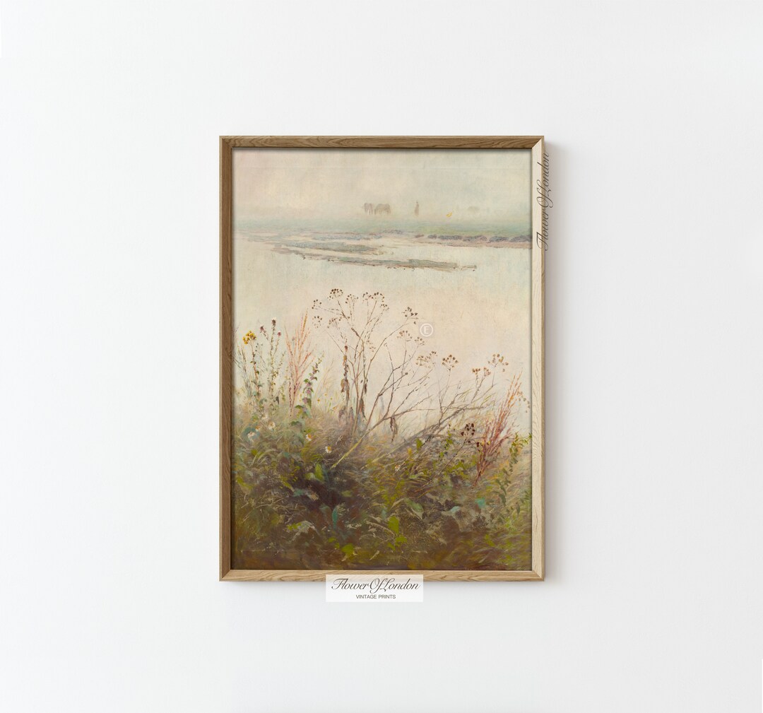 Summer Meadow Print, INSTANT DOWNLOAD, Antique Spring Wildflowers Tall ...