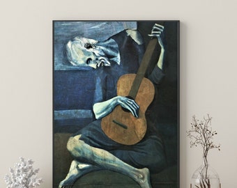 Pablo Picasso The Old Guitarist Print