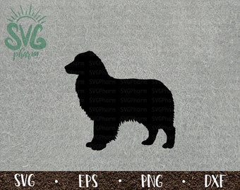Australian Shepherd SVG / Silhouette Dog Svg / Aussie Dog /PnG DXF EPS / Cricut / Silhouette / Digital Cut File / Clip Art
