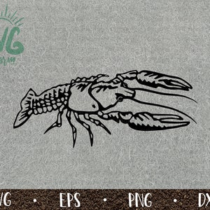 Crawfish SVG / Crawfish Vector / Crawfish Season / Crayfish / PnG DXF EPS / Cricut / Silhouette / Digital Cut File / Clip Art