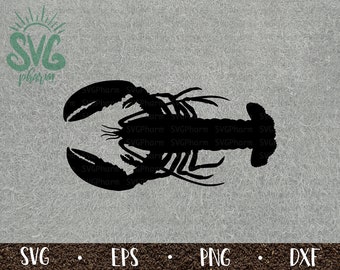 Lobster SVG / Lobster Silhouette / Seafood / PnG DXF EPS / Cricut / Silhouette / Digital Cut File / Clip Art